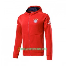 FC Bayern Monachium Kurtka Treningowa Kapturem 2017-18 Czerwony